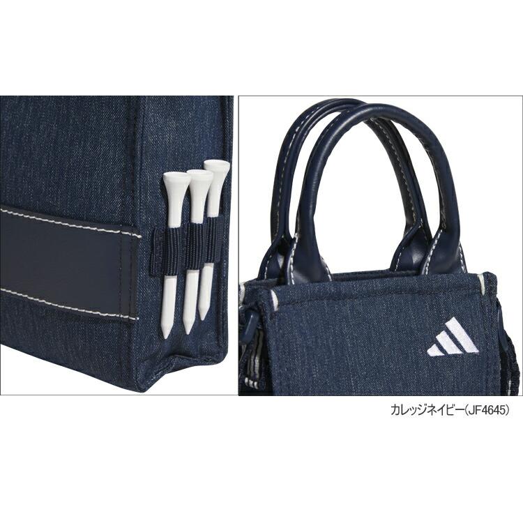 【新品/XL】定価2.4万 アディダスゴルフ 3点セット 春のパープル×ブラック adidas（アディダス） ゴルフ バーサタイル ミニポーチ レディース