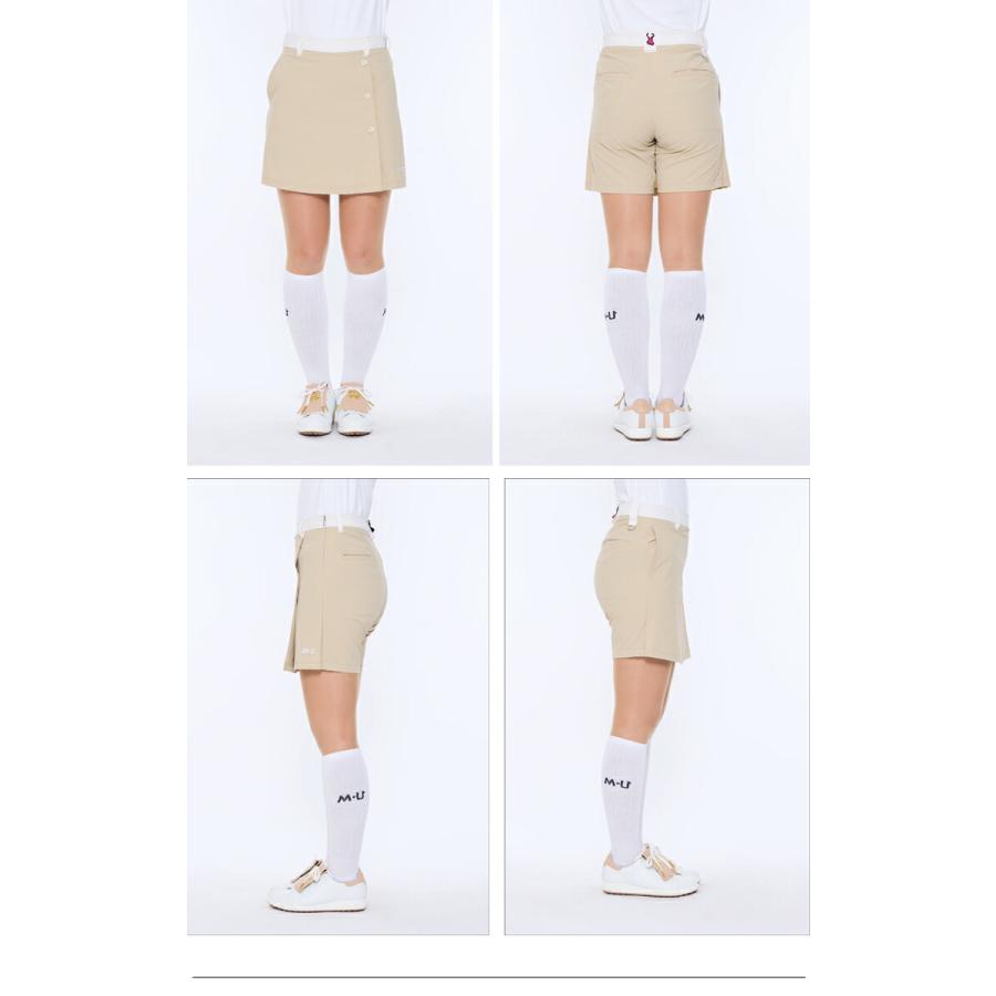 MUスポーツ ミエコ ウエサコ フロントラップショーツ ストレッチ