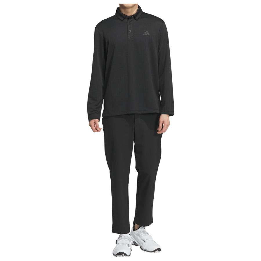 adidas（アディダス） アディダスゴルフ モノグラム長袖ポロシャツ