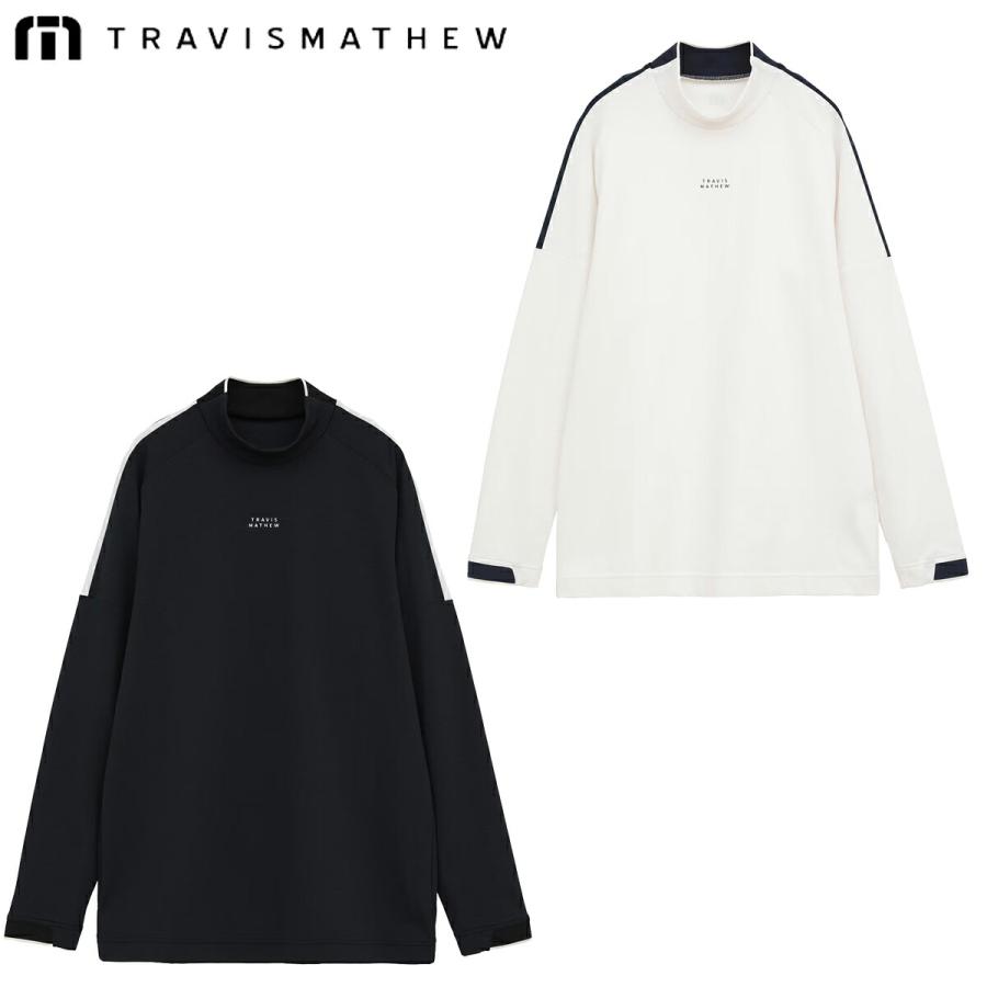トラヴィスマシュー キャロウェイ ゴルフ カラット? ショルダーライン 長袖 モックネック メンズ ゴルフ アパレル 「TRAVISMATHEW 7AM015」 2025年秋冬モデル日本正規品 Callaway（キャロウェイ） トラヴィスマシュー ゴルフ カラット