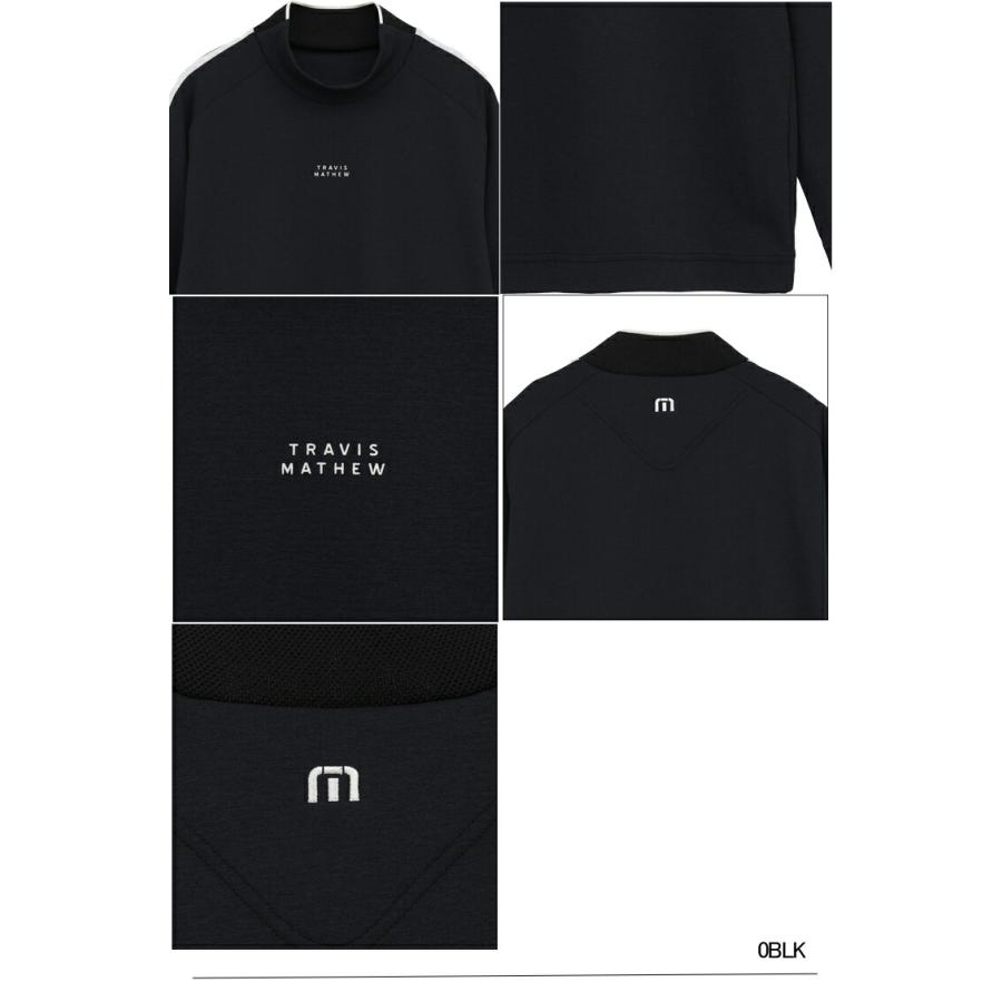 【新品】キャロウェイ　トラヴィスマシュー　長袖モックネック　Lサイズ　ネイビー Callaway（キャロウェイ） トラヴィスマシュー ゴルフ カラット