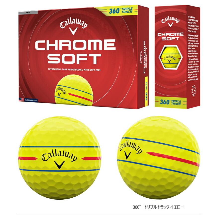 Callaway（キャロウェイ） クロム ソフト ゴルフボール 1ダース12個