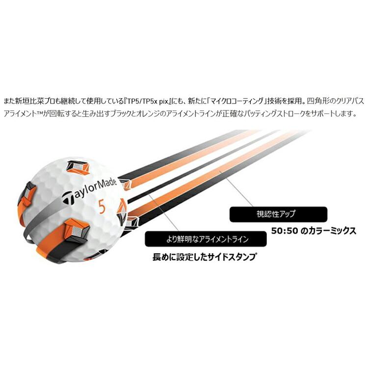 TaylorMade（テーラーメイド） まとめ買い TP5 Pix シリーズ ゴルフ