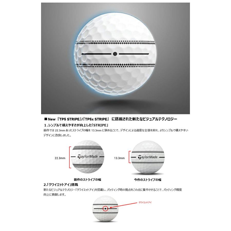 TaylorMade（テーラーメイド） まとめ買い TP5 ストライプ シリーズ