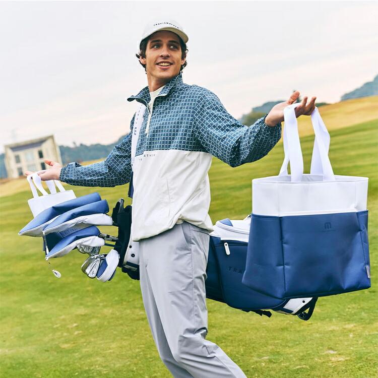 【トラヴィスマシュー】RTM トートバッグ バイカラー　新品　ベージュ Callaway（キャロウェイ） トラヴィスマシュー ゴルフ RTM トート