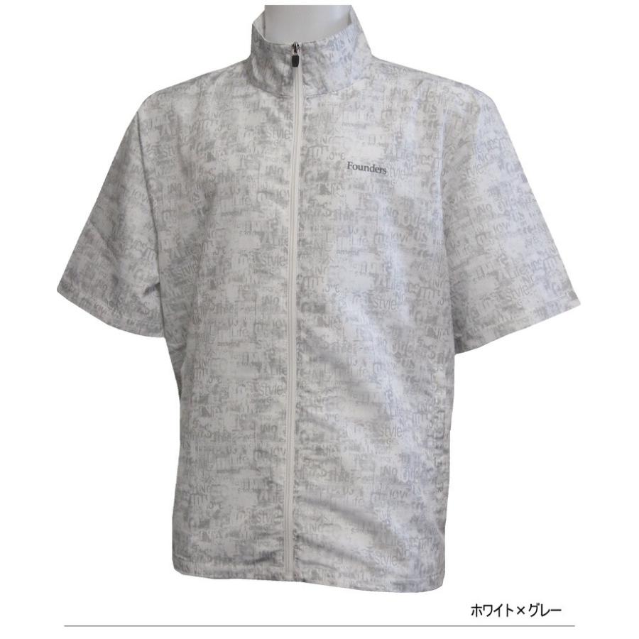 ■新品ファウンダースクラブ上下メンズ ゴルフ ウェアFounders Club■ P5倍 ファウンダースクラブ 半袖フルZIPブルゾン 撥水加工 メンズ