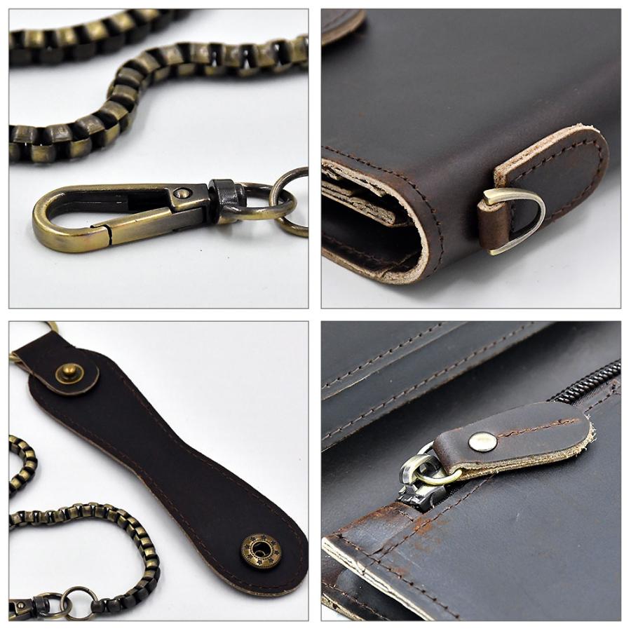 ロングウォレット チェーン付き バイカーウォレット ソフト