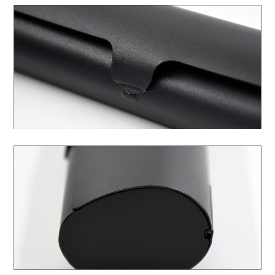 ボーナスストア対象 アルミ製 ブラック メガネケース スリム 軽量 金属