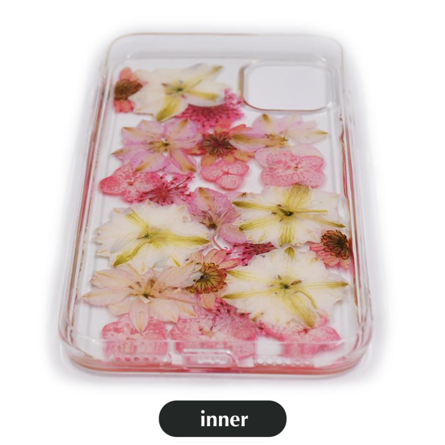 ボーナスストア対象 押し花 iPhone ケース ピンク iphone14 pro max