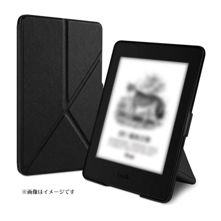 スタンド機能付き kindle paperwhite ケース 横置き 縦置き ブラック キンドル ペーパーホワイト カバー 黒 第 1 2 3 4 世代 レザー 送料無料｜ezcase｜03