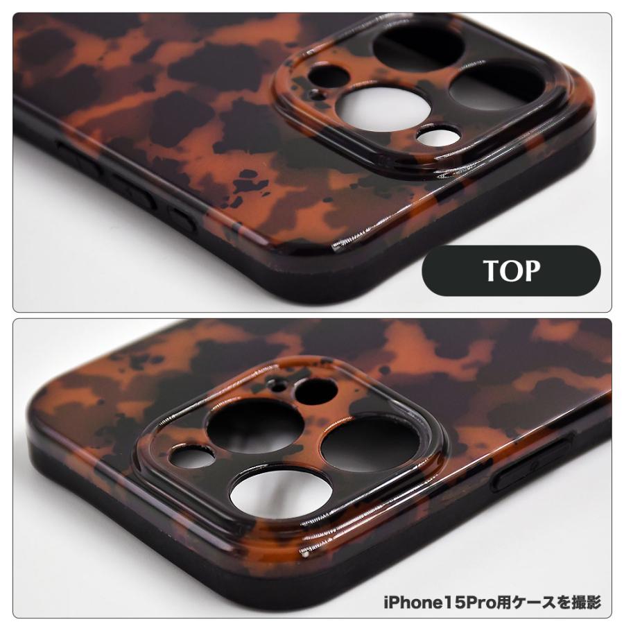 琥珀柄 アイフォン ケース べっ甲柄 アンバー カバー iphone 17 16 15