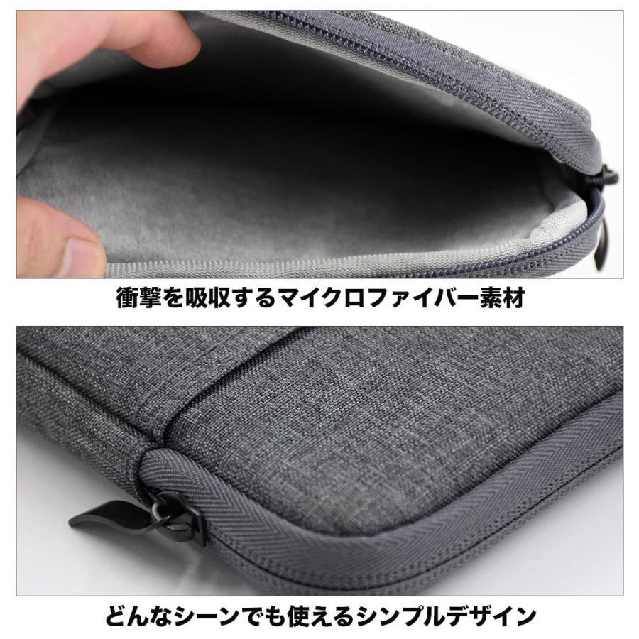 キャンバス ipad ケース ポケット グレー ブラック 黒 mini 7 6 5 pro