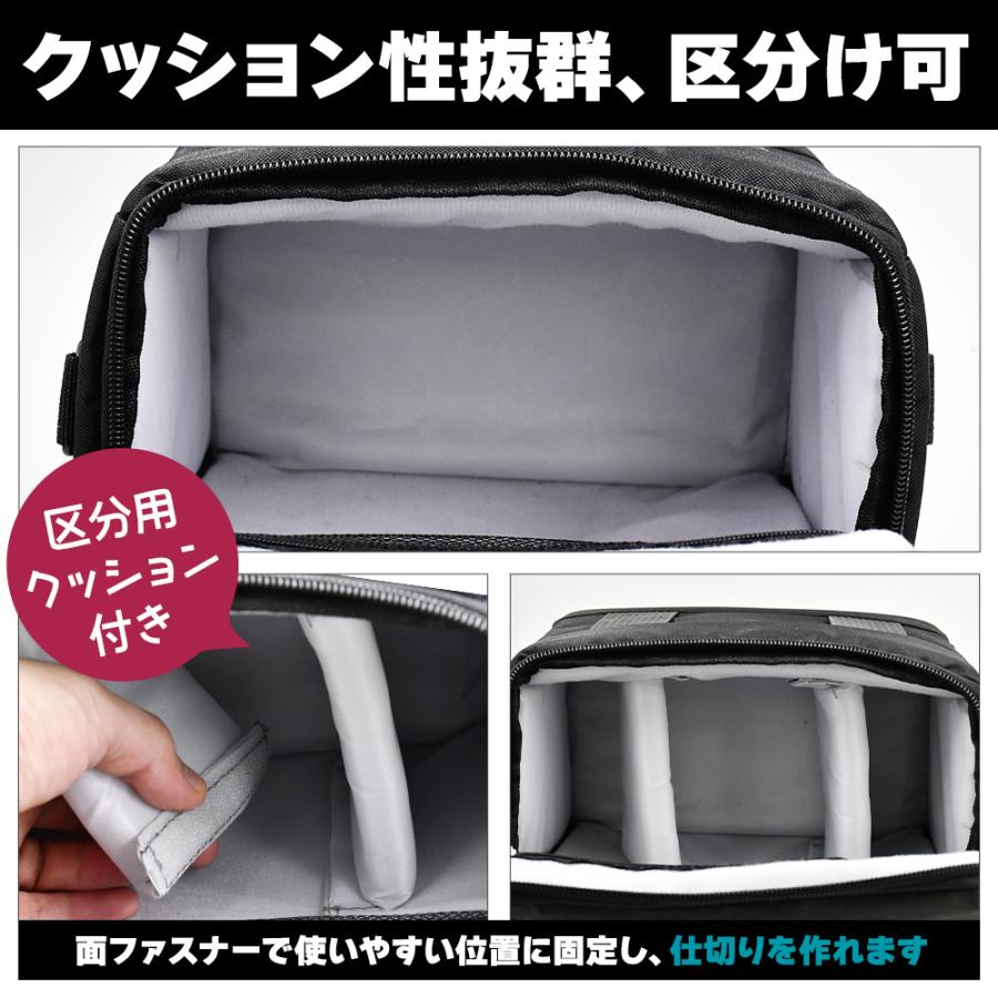 ボーナスストア対象 カメラバッグ 大容量 レインカバー付き ブラック