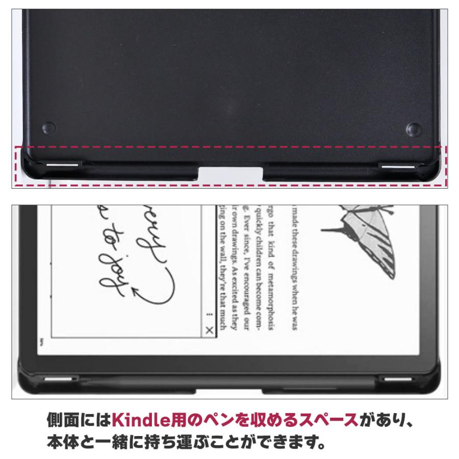 Kindle Scribe ケース ハンドベルト付き ペン収納 10.2インチ 11インチ