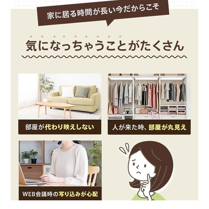 Ezee（イージィー） 間仕切 のれん パーテーション タペストリー 天井