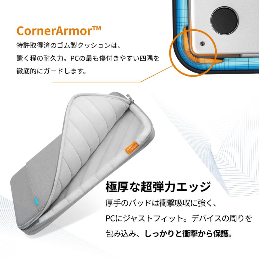 tomtoc 【13インチ+ポーチ付き】Defender ディフェンダー tomtoc 360