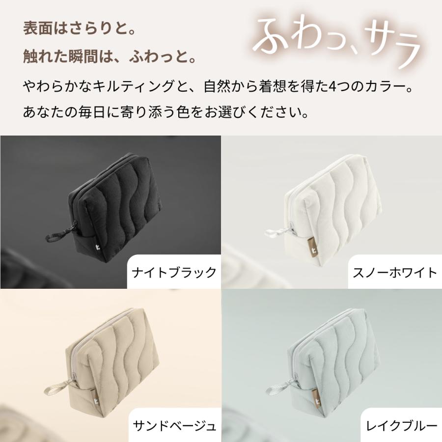 tomtoc Terra-A27P1 ポーチ ふわふわ 小物入れ トラベルポーチ 軽量