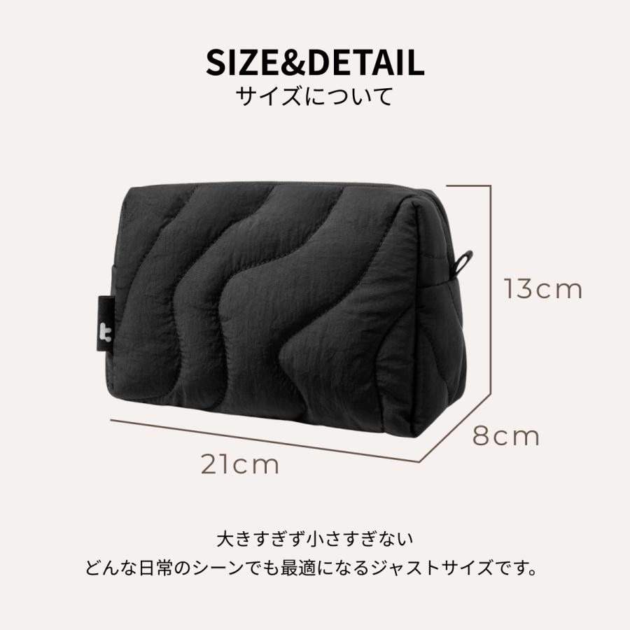 tomtoc Terra-A27P1 ポーチ ふわふわ 小物入れ トラベルポーチ 軽量