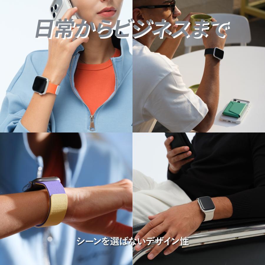 MOFT Snap Duo Watch Band ［Apple Watch用］42/46mmマグネット式シリコンバンド バンド シリコン マグネット 防水 アップルウォッチ 替えバンドの画像
