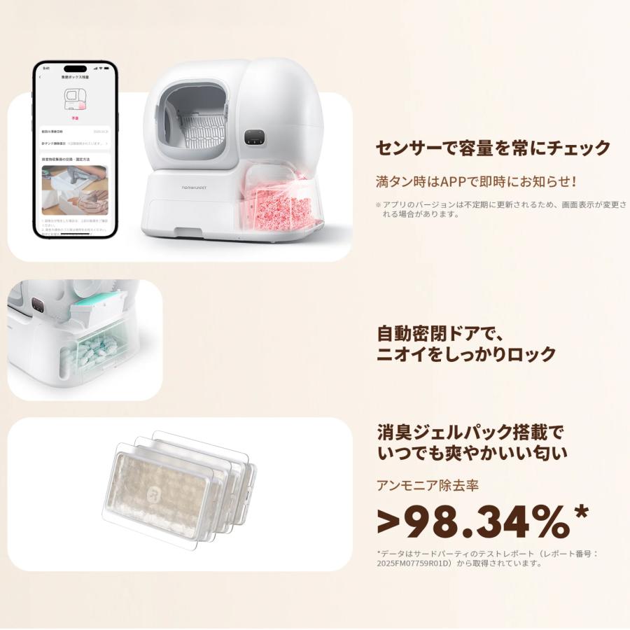 Homerunpet（ホームランペット） 全自動猫トイレ Lobo Max 大型種 WiFi