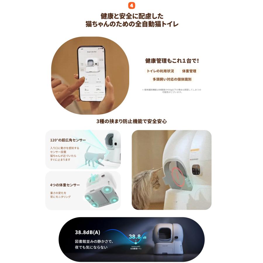 Homerunpet（ホームランペット） 全自動猫トイレ Lobo Max 大型種 WiFi