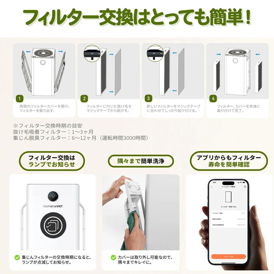 Homerunpet（ホームランペット） 【交換・消耗品】homerunPET 空気清浄