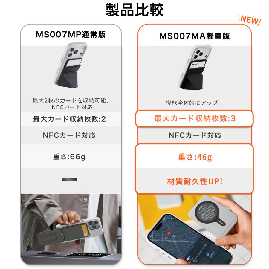 MOFT 新品AERA軽量版 【iPhone17シリーズ対応】MOFT Magsafe版 スマホ