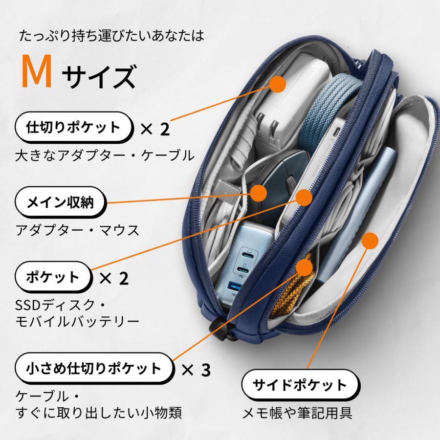 tomtoc 【公式ショップ 正規品】Light-T12 Mサイズ 1.8L tomtoc