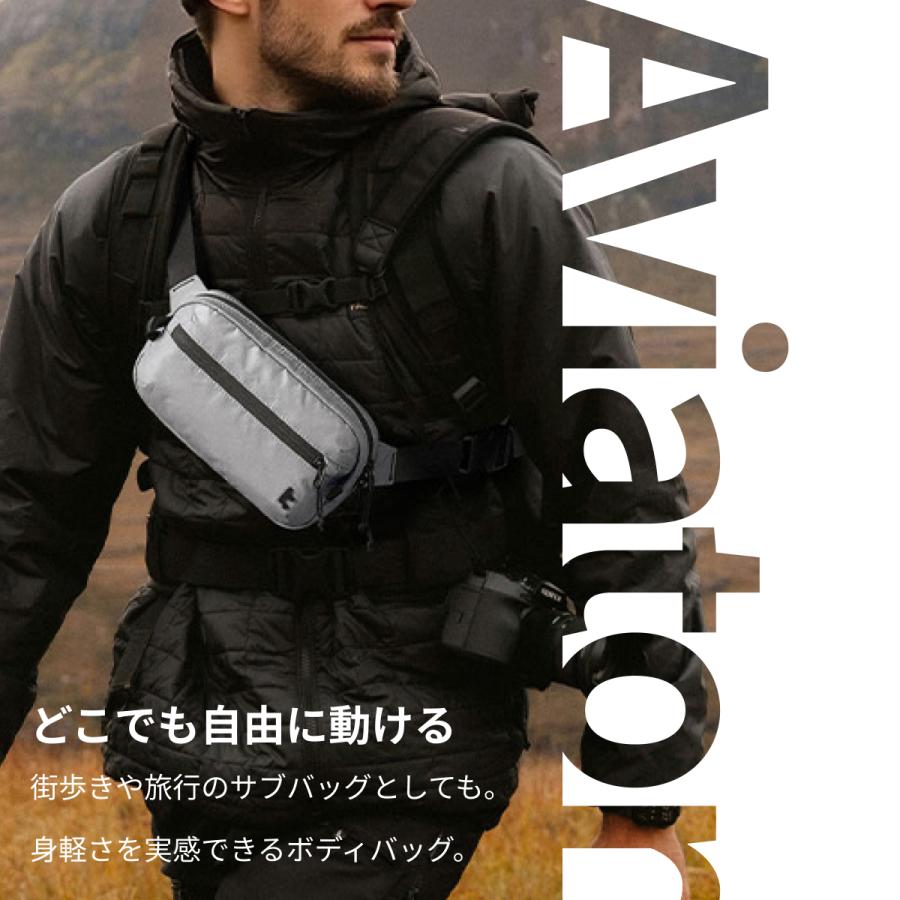 tomtoc 【Mサイズ：3.5L】Aviator-T33 ボディバッグ 軽量 スリング