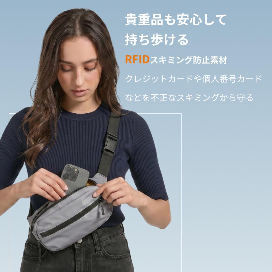 tomtoc 【Mサイズ：3.5L】Aviator-T33 ボディバッグ 軽量 スリング