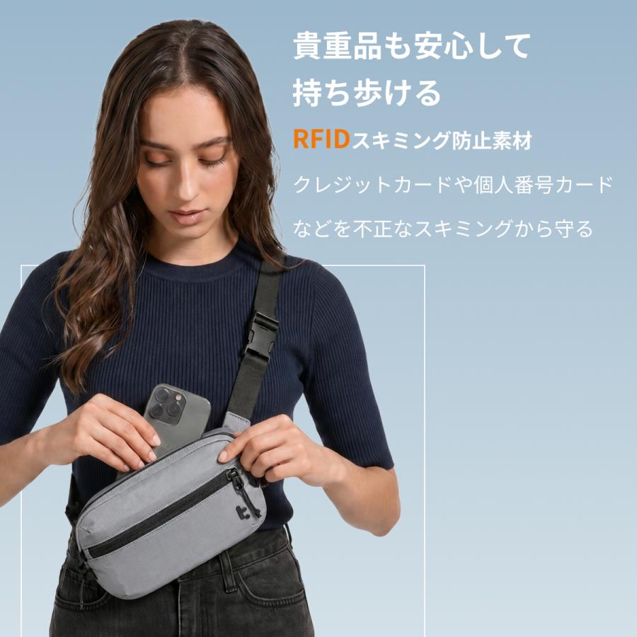 tomtoc 【Sサイズ：1.5L】Aviator-T33 ボディバッグ 軽量 スリング