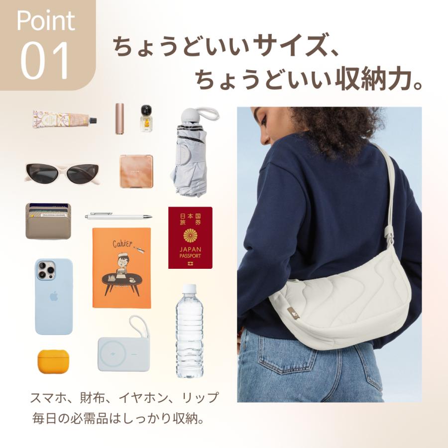 tomtoc 【Sサイズ：3.5L】tomtoc ショルダーバッグ 軽量 ラウンド