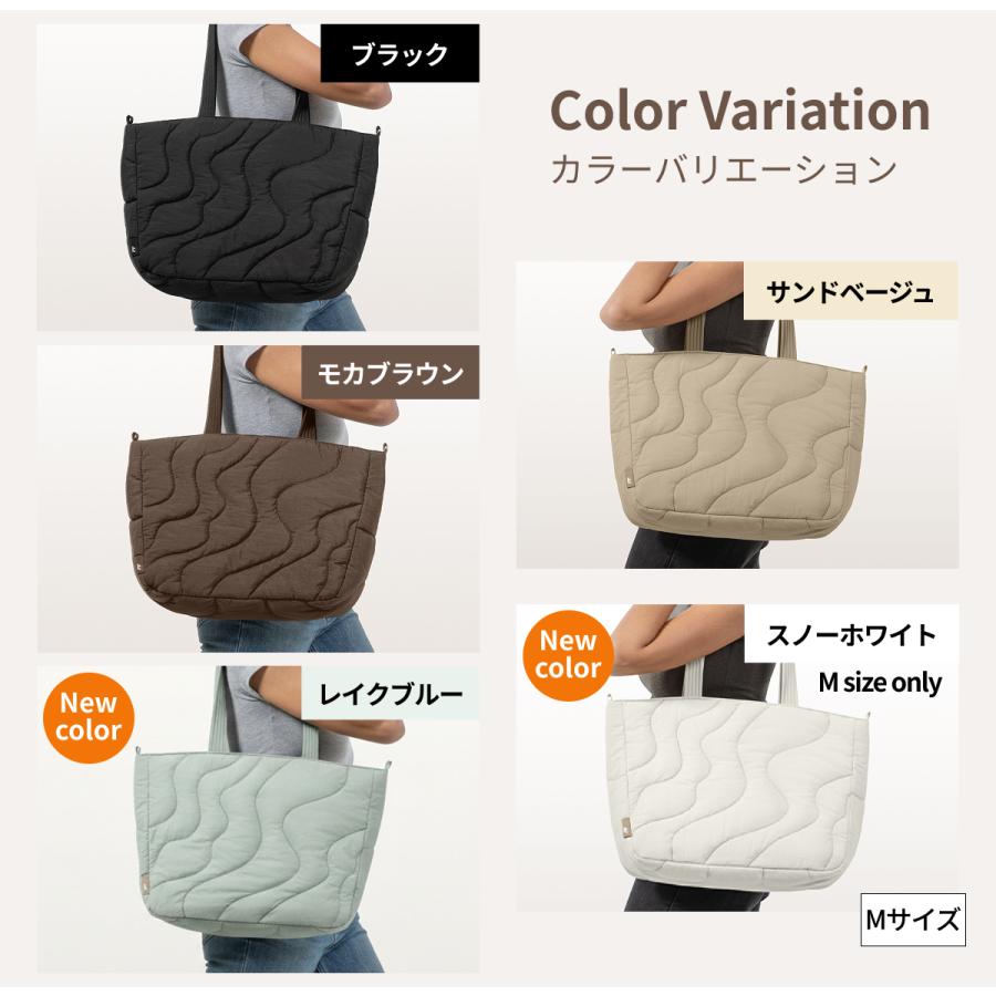 【Sサイズ：10L】Terra-T38 ノートパソコン トートバッグ tomtoc ふわふわ レディース ショルダーバッグ A4対応 キルティング 肩掛け 撥水 iPad MacBook Proの画像