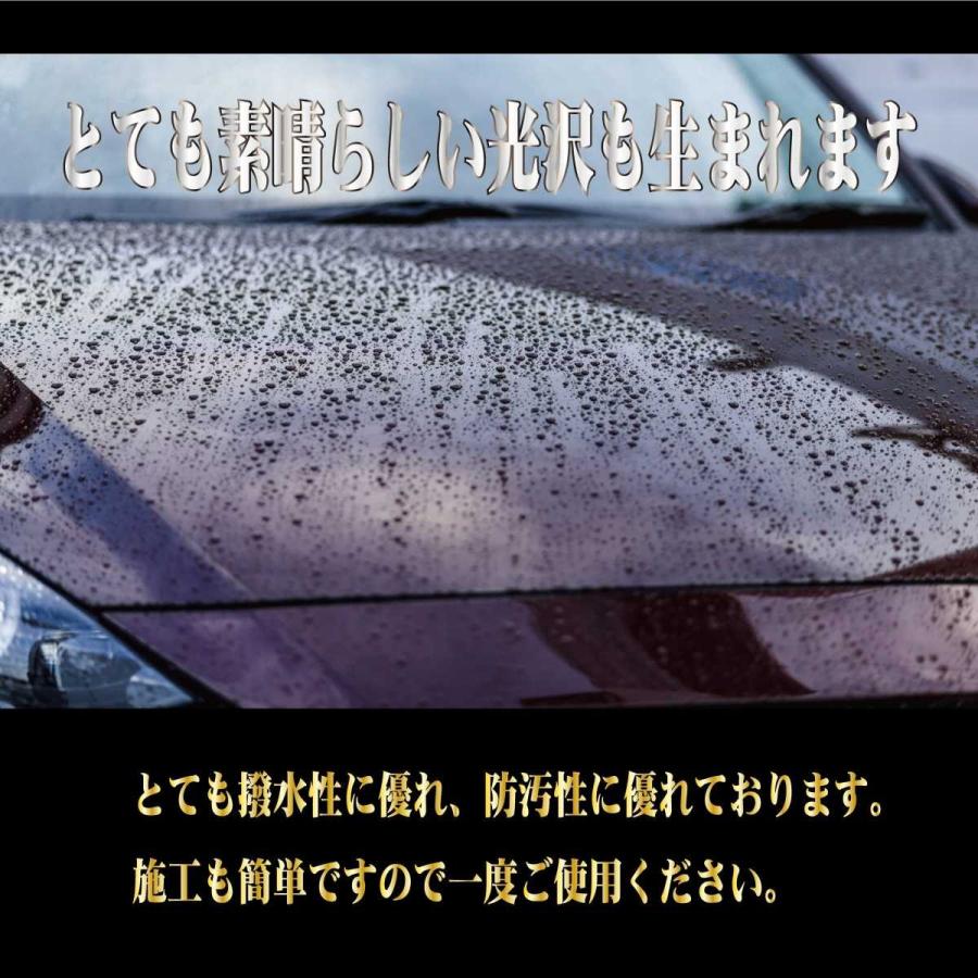 コーティング ガラス系コーティング 撥水 洗車後濡れたままOK ワックス