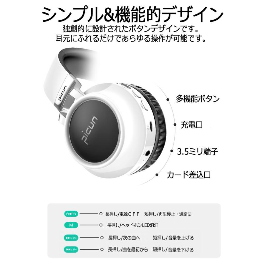 Bluetooth ワイヤレスヘッドフォン ヘッドホン ブルートゥース Bluetooth ワイヤレスヘッドフォン ヘッドホン ブルートゥース