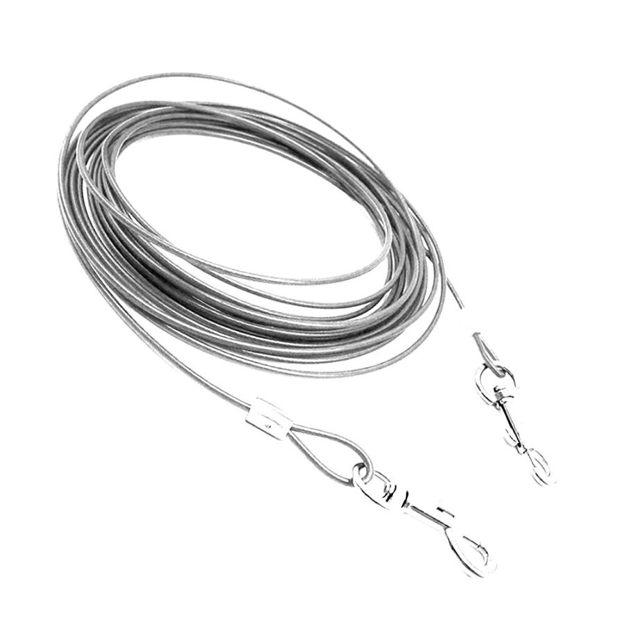 ロングリード 3M ホワイト 犬 係留 リード ランナーケーブル ワイヤー ロープ 繋留器具 しつけ用 小型 中型 大型 犬用  ROREED-3M-WH : EZ-MERCURY - 通販 - Yahoo!ショッピング