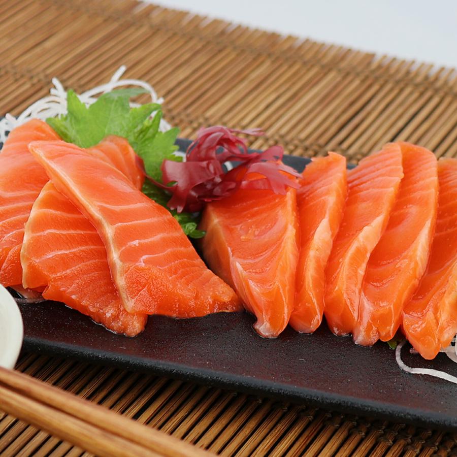 田森商店 サーモン トラウトサーモン 刺身 生食用 冷凍 鮭 900g 半身