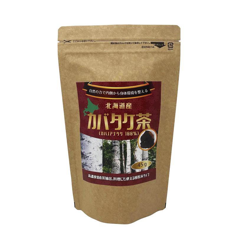 田森商店 チャーガ茶 カバノアナタケ茶 北海道産 キノコ茶 極粉末 45g