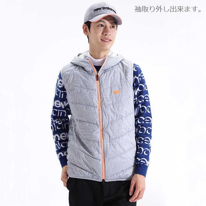 ニューバランス ゴルフ 2WAY PADDED FULL ZIP BLOUSON ブルゾン メンズ 2023秋冬 ゴルフウェア 012-3220003 