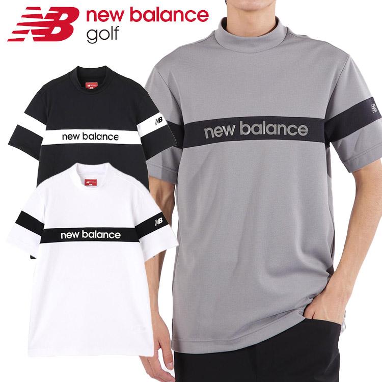 New Balance Golf ニューバランスゴルフ 配色ラインロゴ 半袖 New Balance Golf ニューバランスゴルフ 配色ラインロゴ 半袖