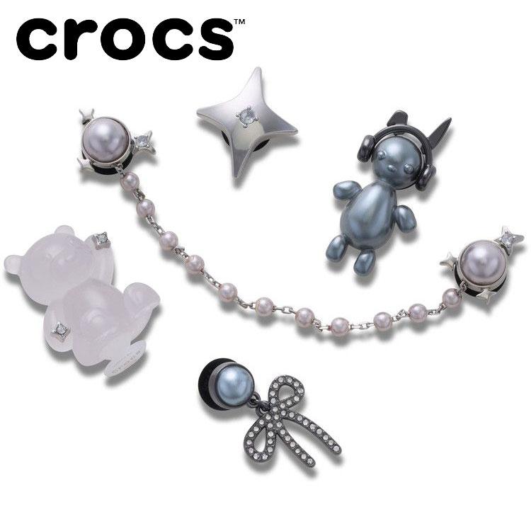 crocs（クロックス） ジビッツ Silver Cute Punk 5 Pack 10015714