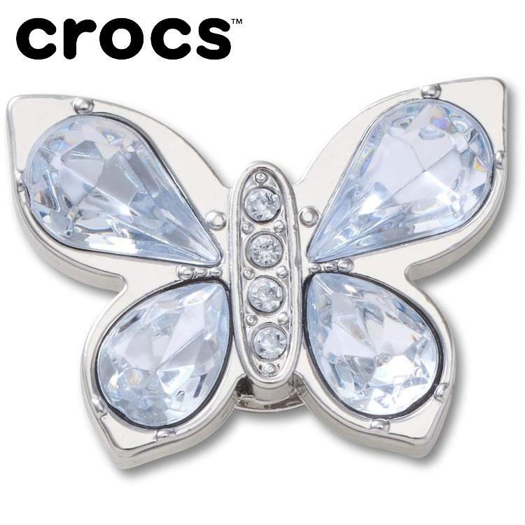crocs（クロックス） ジビッツ Silver Gem Butterfly 10019328
