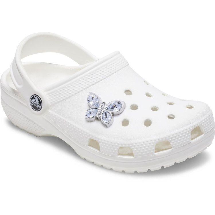 crocs（クロックス） ジビッツ Silver Gem Butterfly 10019328
