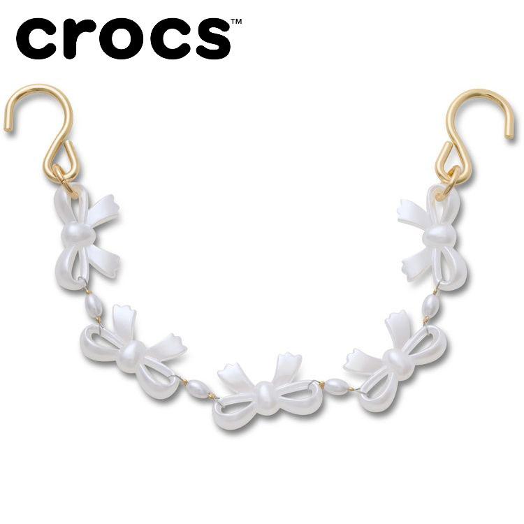 crocs（クロックス） ジビッツ Pearl Bow Rivet Chain 10019335