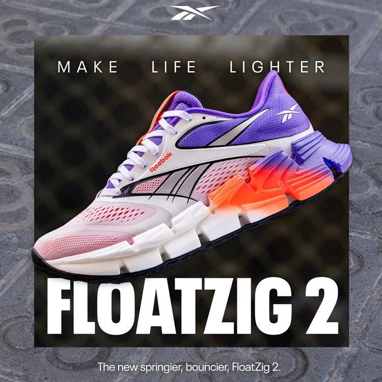 Reebok リーボック フロートジグ 2 FLOATZIG 2 ホワイト/ロイヤルパープル 100225499 メンズ レディース シューズ_19