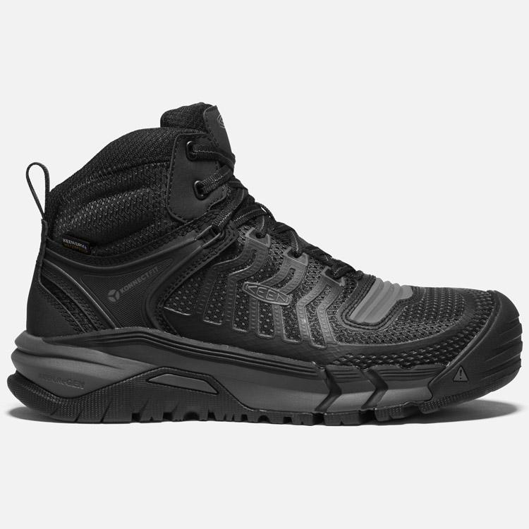 健康用品 KEEN 安全靴 カンザスシティ ミッドウォータープルーフ防水