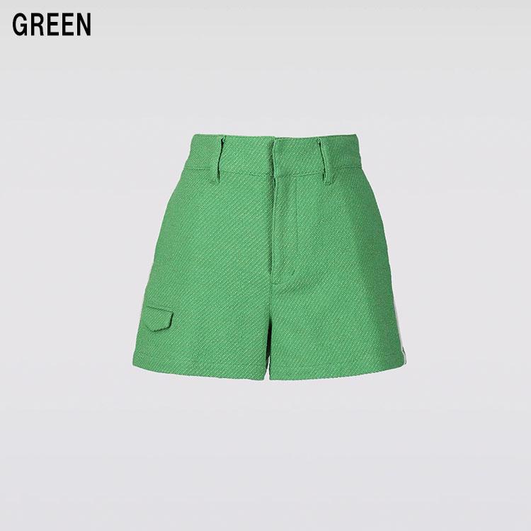 【新品未使用】【春夏新作】CPGゴルフ　ミニポケットショートパンツ　グリーン 新品未使用】【春夏新作】CPGゴルフ ミニポケットショートパンツ