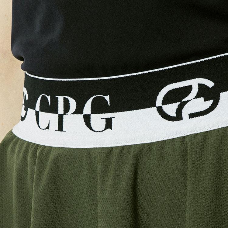CPG GOLF フレアメッシュレイヤードスコート レディース ゴルフウェア