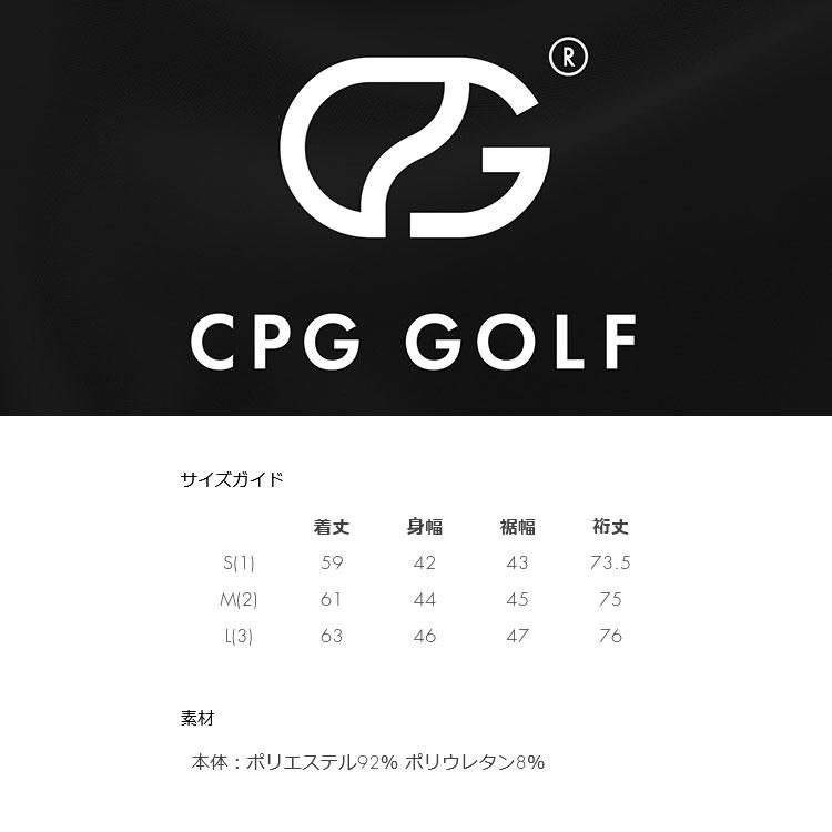 CPG GOLF パイピングモックネックLS ロングスリーブ シャツ レディース