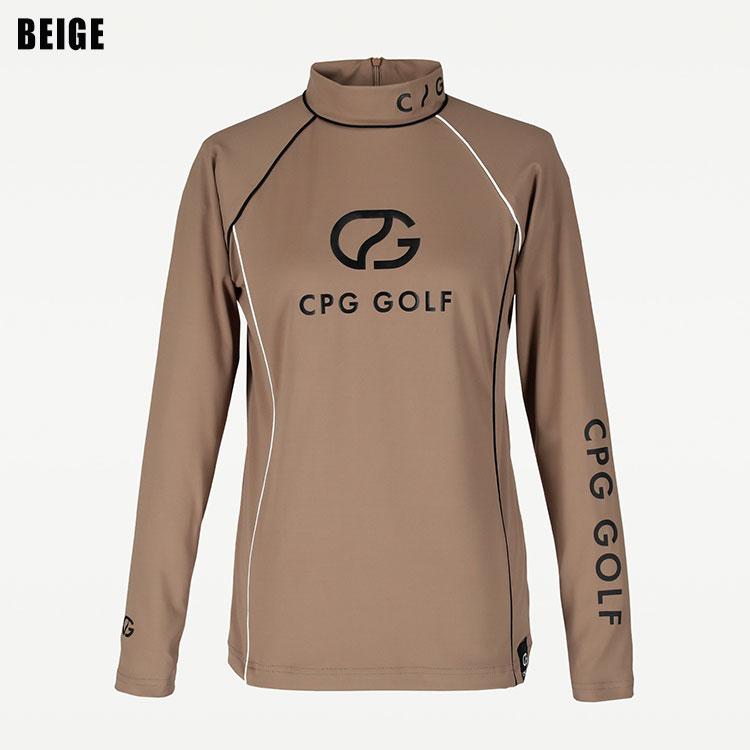 CPG GOLF パイピングモックネックLS ロングスリーブ シャツ レディース ゴルフウェア 1109-24101 CPG GOLF パイピングモックネックLS ロングスリーブ シャツ レディース